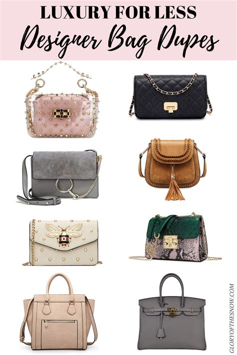 dupe luxury bags.